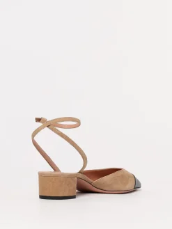 Pump Aquazzura in camoscio