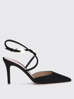 Pump Gianvito Rossi in camoscio