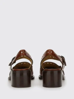 Pump Picada Hereu in pelle traforata