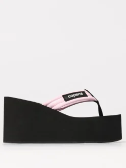 Sandalo a infradito Coperni con zeppa