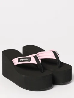 Sandalo a infradito Coperni con zeppa