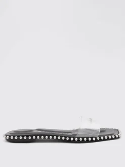 Sandalo Alexander Wang in pvc e pelle con borchie