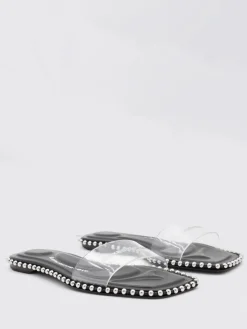 Sandalo Alexander Wang in pvc e pelle con borchie