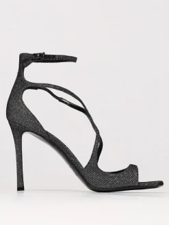 Sandalo Azia Jimmy Choo in tessuto lamè