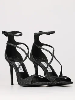Sandalo Azia Jimmy Choo in tessuto lamè