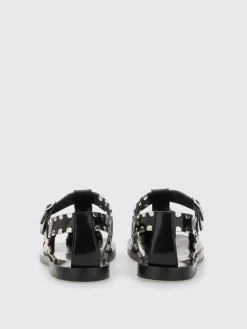 Sandalo Bally in pelle spazzolata con borchie