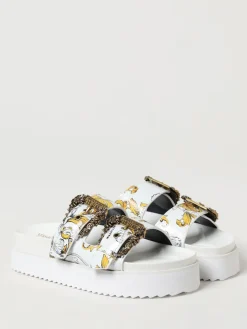 Sandalo Baroque Versace Jeans Couture in pelle sintetica stampata