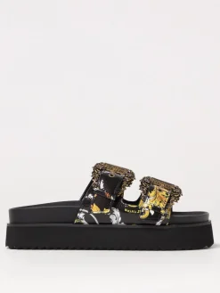 Sandalo Baroque Versace Jeans Couture in pelle sintetica stampata