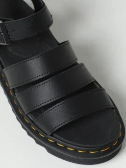 Sandalo Blaire Dr. Martens in pelle a grana