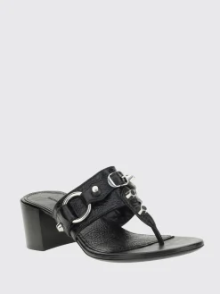 Sandalo City Balenciaga in pelle Arena