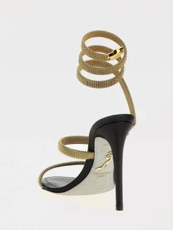 Sandalo Cleo Rene Caovilla in maglia metallica