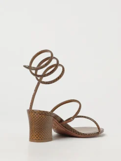 Sandalo Cleo Rene Caovilla in pelle stampa pitone