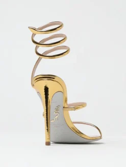 Sandalo Cleo Rene Caovilla in vernice laminata