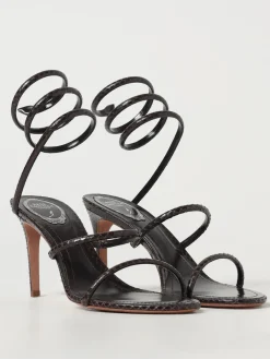 Sandalo Cleo Rene Caovilla in pelle stampa pitone