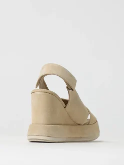 Sandalo con zeppa Cora Paloma Barcelò in camoscio