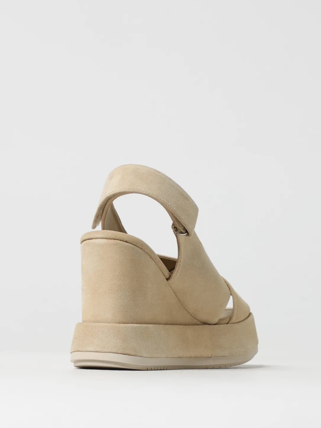 Sandalo con zeppa Cora Paloma Barcelò in camoscio