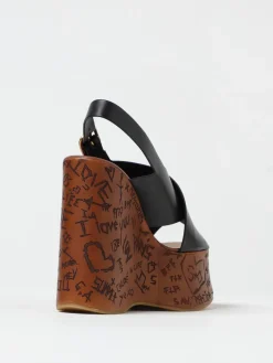 Sandalo con zeppa Maxime Chloè in pelle