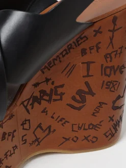 Sandalo con zeppa Maxime Chloè in pelle