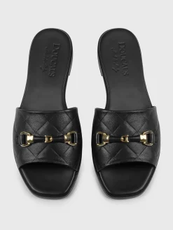 Sandalo Doucal's in pelle con morsetto