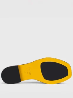 Sandalo Doucal's in pelle con morsetto