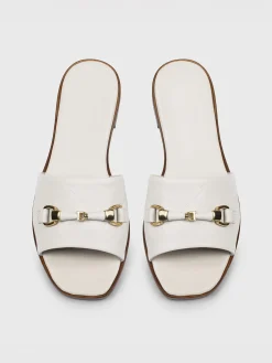 Sandalo Doucal's in pelle con morsetto