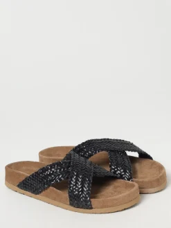 Sandalo Dragon Diffusion in pelle intrecciata