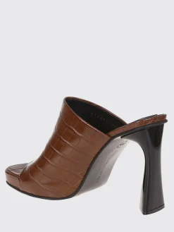 Sandalo Elsa Stella McCartney in pelle sintetica stampa cocco