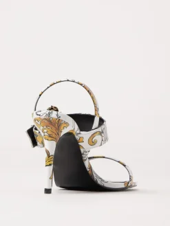 Sandalo Emily Baroque Versace Jeans Couture in vernice stampata