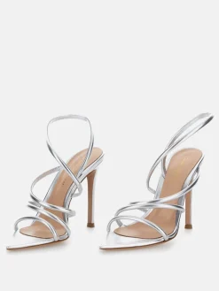 Sandalo Ettie Gianvito Rossi in nappa laminata