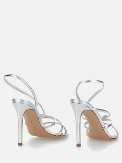 Sandalo Ettie Gianvito Rossi in nappa laminata
