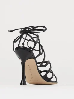 Sandalo Fawda Manolo Blahnik in pelle