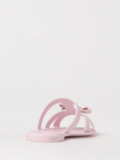 Sandalo Ferragamo in gomma con strass