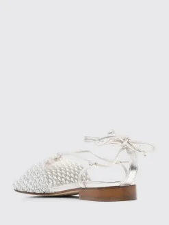 Sandalo Forana Hereu in pelle e mesh lurex