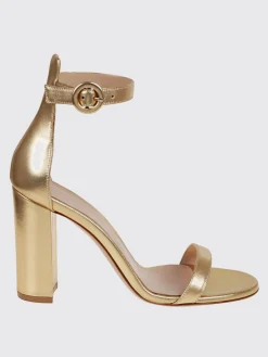 Sandalo Gaeta Gianvito Rossi in nappa laminata