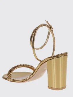 Sandalo Gianvito Rossi in pelle laminata