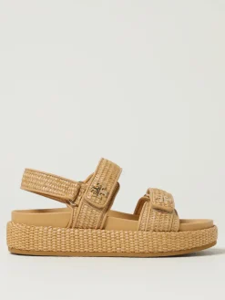 Sandalo Kira Tory Burch in rafia