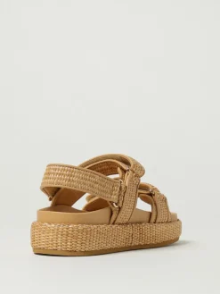 Sandalo Kira Tory Burch in rafia