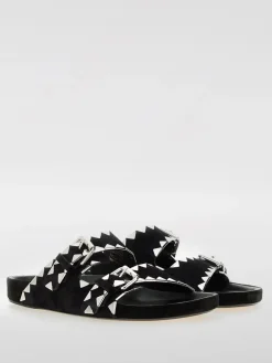 Sandalo Lennyo Isabel Marant in camoscio con borchie