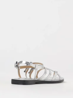 Sandalo Michael Kors in pelle a grana laminata