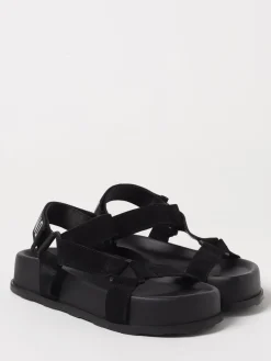 Sandalo Moschino Couture in camoscio