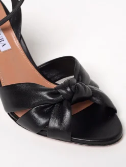 Sandalo Nina Aquazzura in nappa con nodo