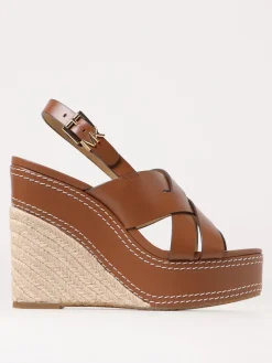 Sandalo Nora Michael Kors in pelle con zeppa