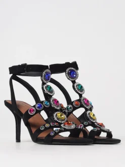 Sandalo Octavia Kurt Geiger London in camoscio con strass