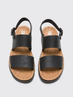 Sandalo Oruga Camper in pelle pieno fiore