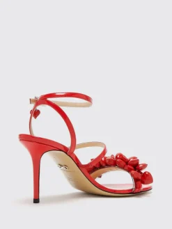 Sandalo Petit Coeur Mach&Mach in vernice con cuori di resina