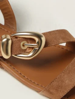 Sandalo Stuart Weitzman in camoscio