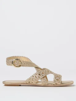 Sandalo Stuart Weitzman in pelle intrecciata