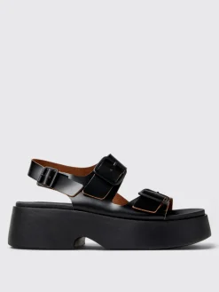 Sandalo Tasha Camper in pelle spazzolata