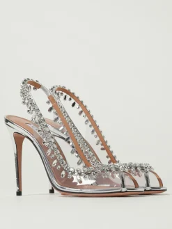 Sandalo Temptation Aquazzura in pvc con strass