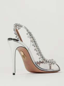 Sandalo Temptation Aquazzura in pvc con strass